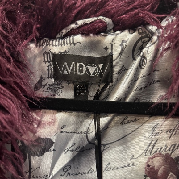 Dolls Kill Purple and Black Faux Fur Jacket - Picture 5 of 5